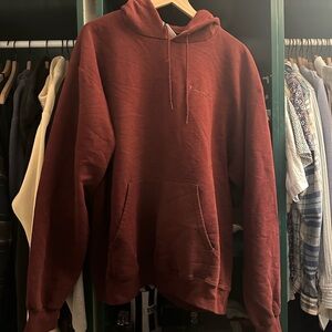 Burgundy champions hoodie
